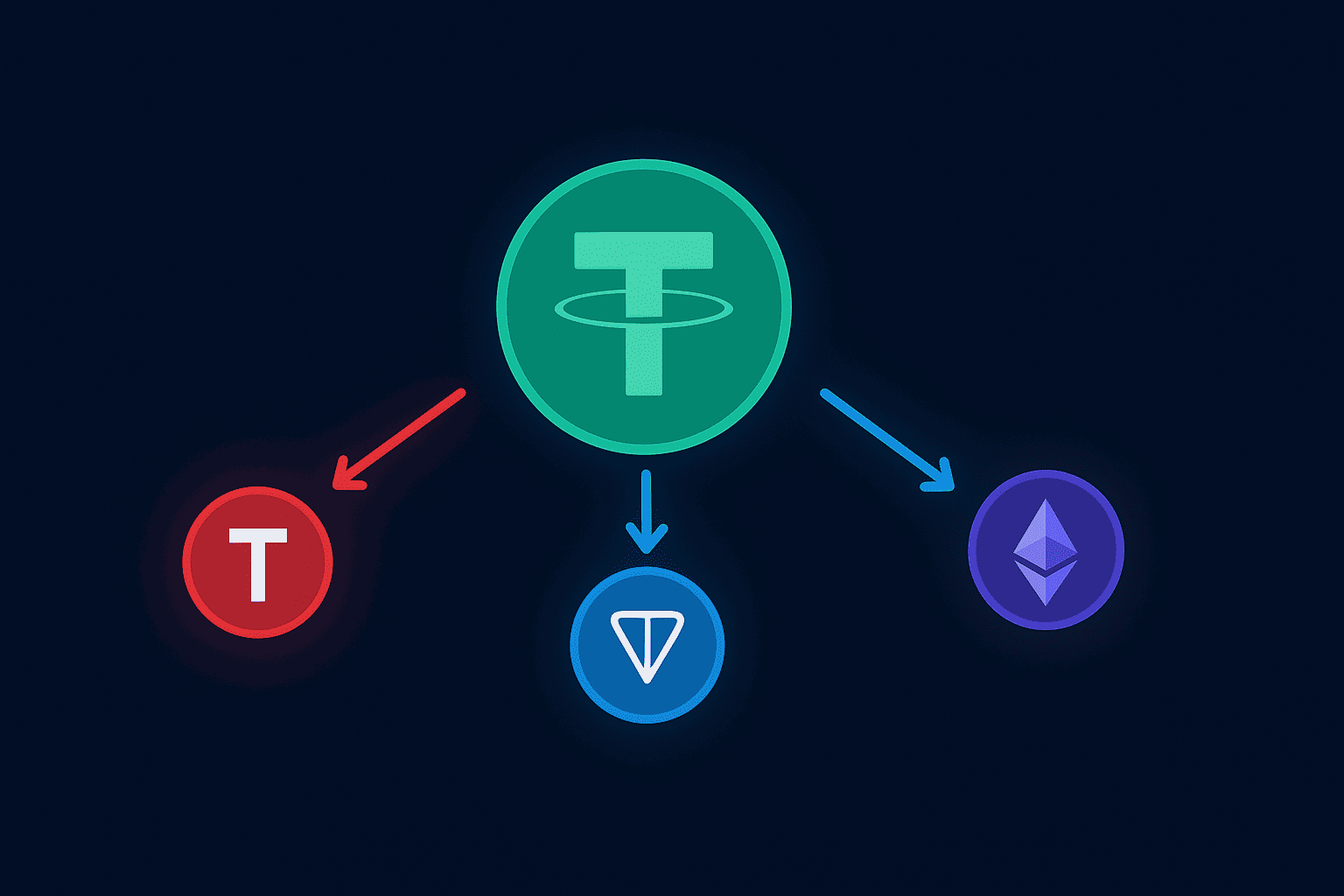 USDT в 2025: TRC20, TON или ERC20